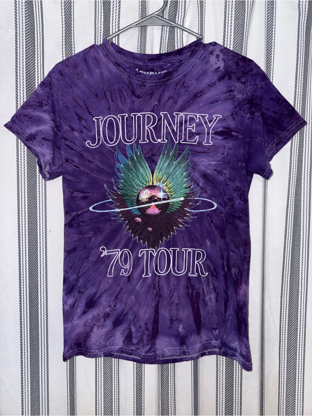 Journey Purple Tie-Dye '79 Tour Graphic Tee - Women's Short Sleeve